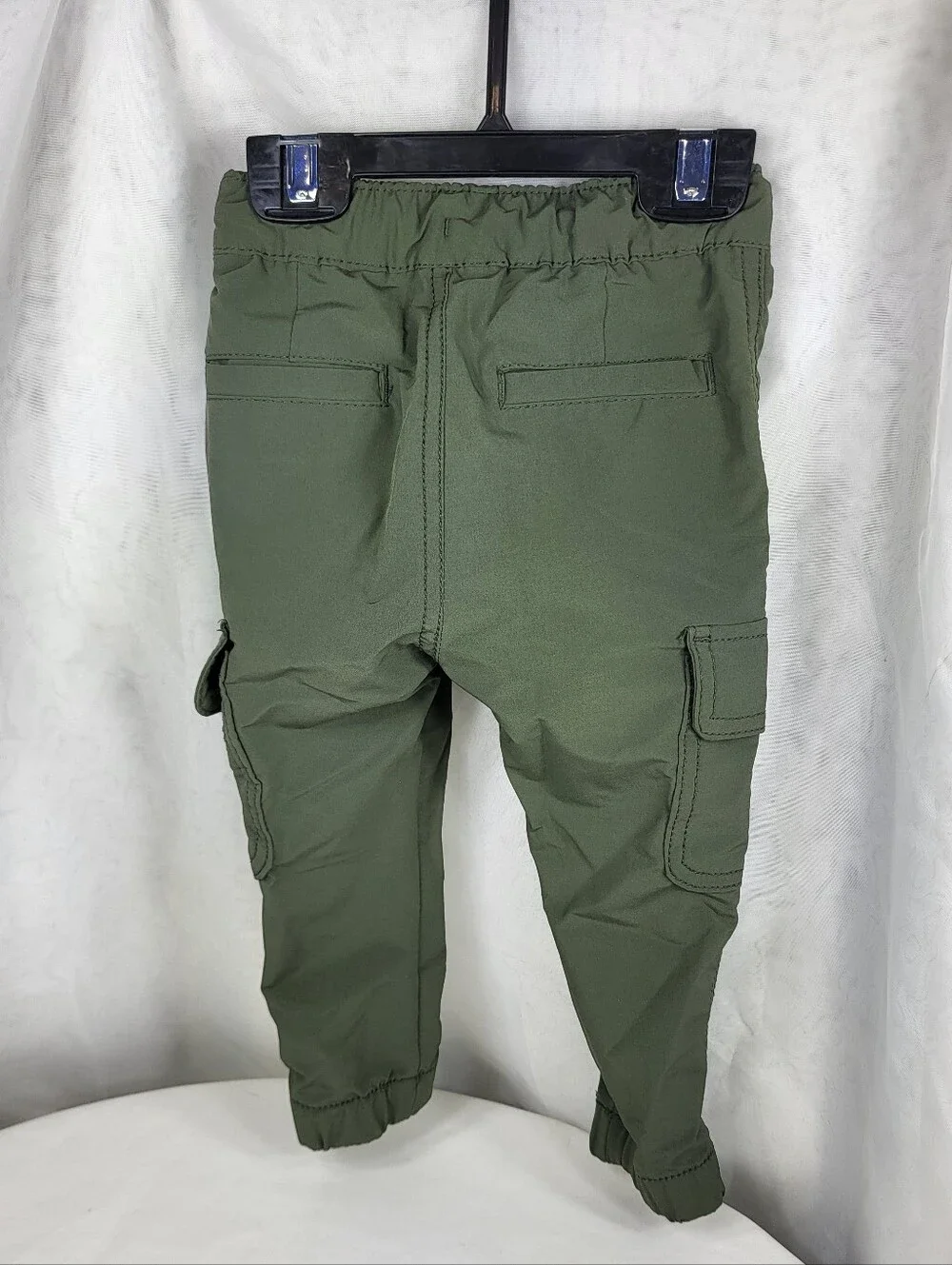Cat & Jack Boys' Olive Pull On Quick Dry Leg Jogger Pants Sz 18M
